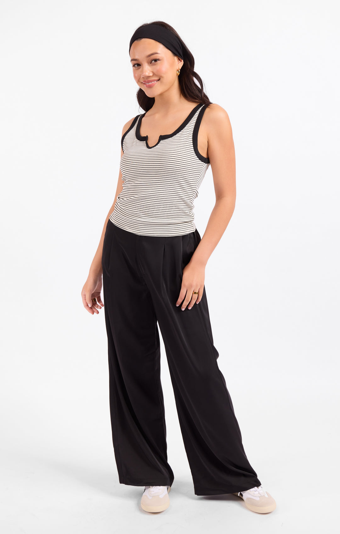 TAXI LIGHTS STRIPE TANK