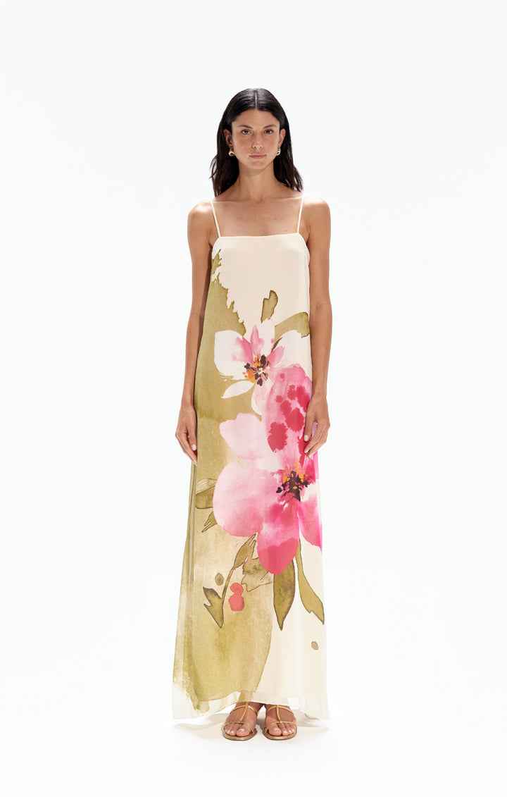 JAVA TROPICAL MAXI DRESS