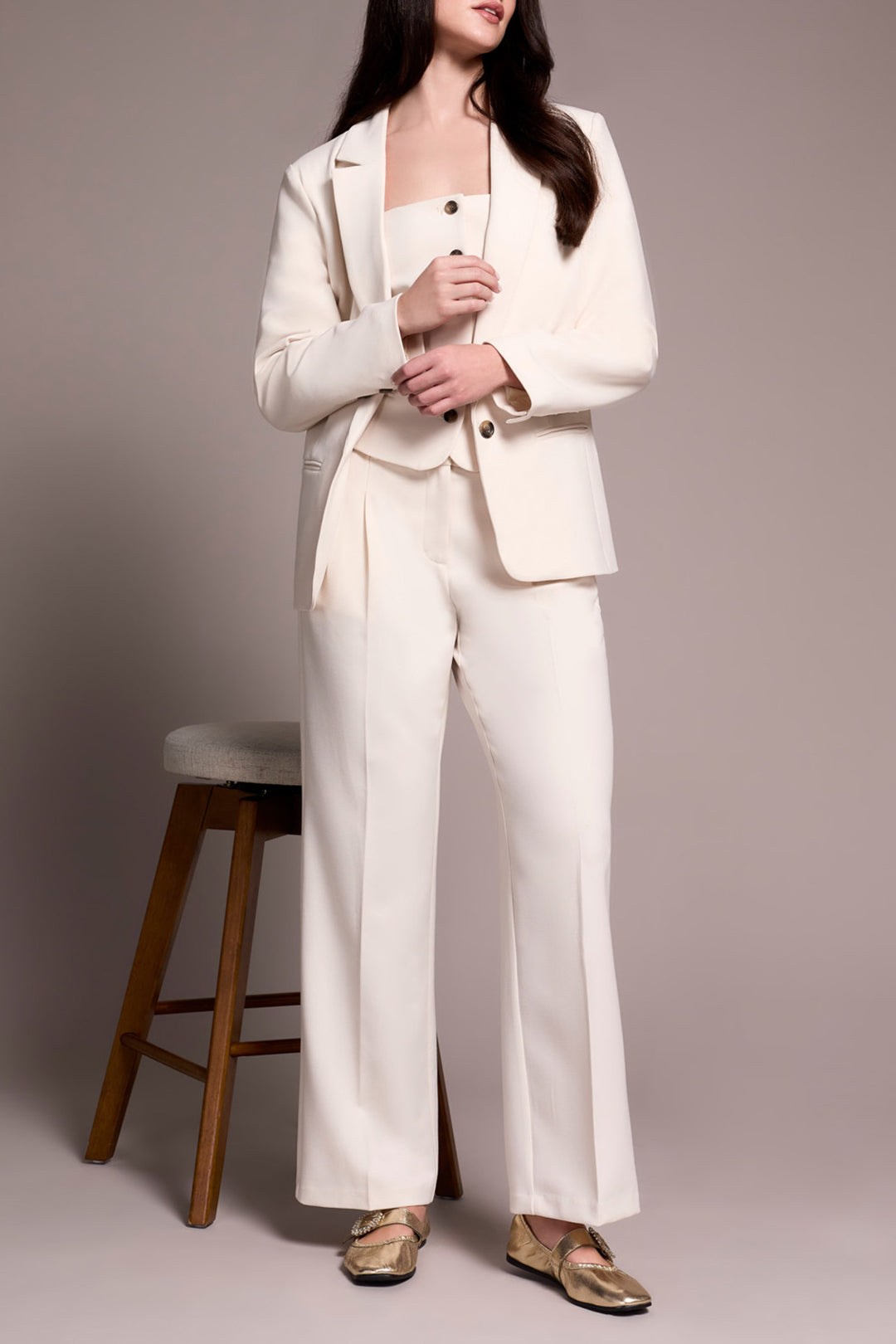 LONG SLEEVE LINED BLAZER