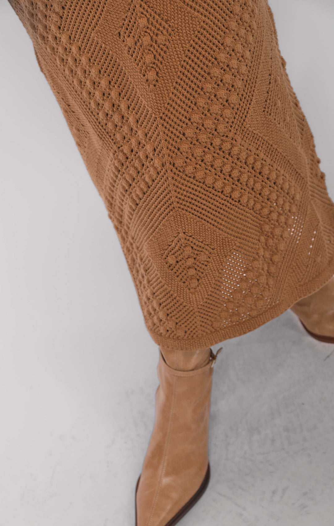 WANDERING INTRICATE KNIT DRESS