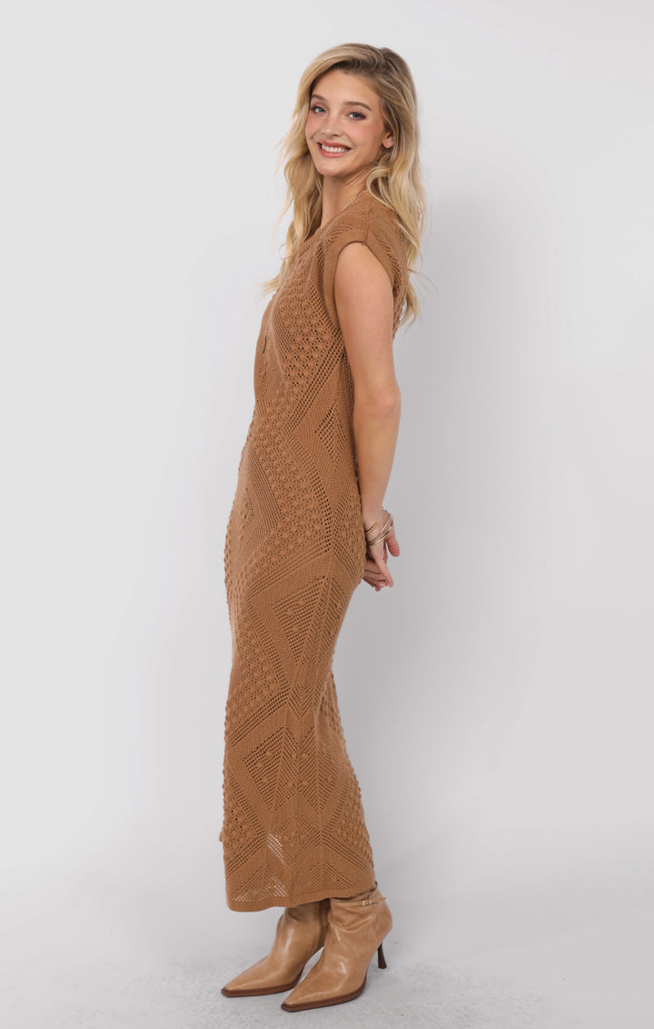 WANDERING INTRICATE KNIT DRESS