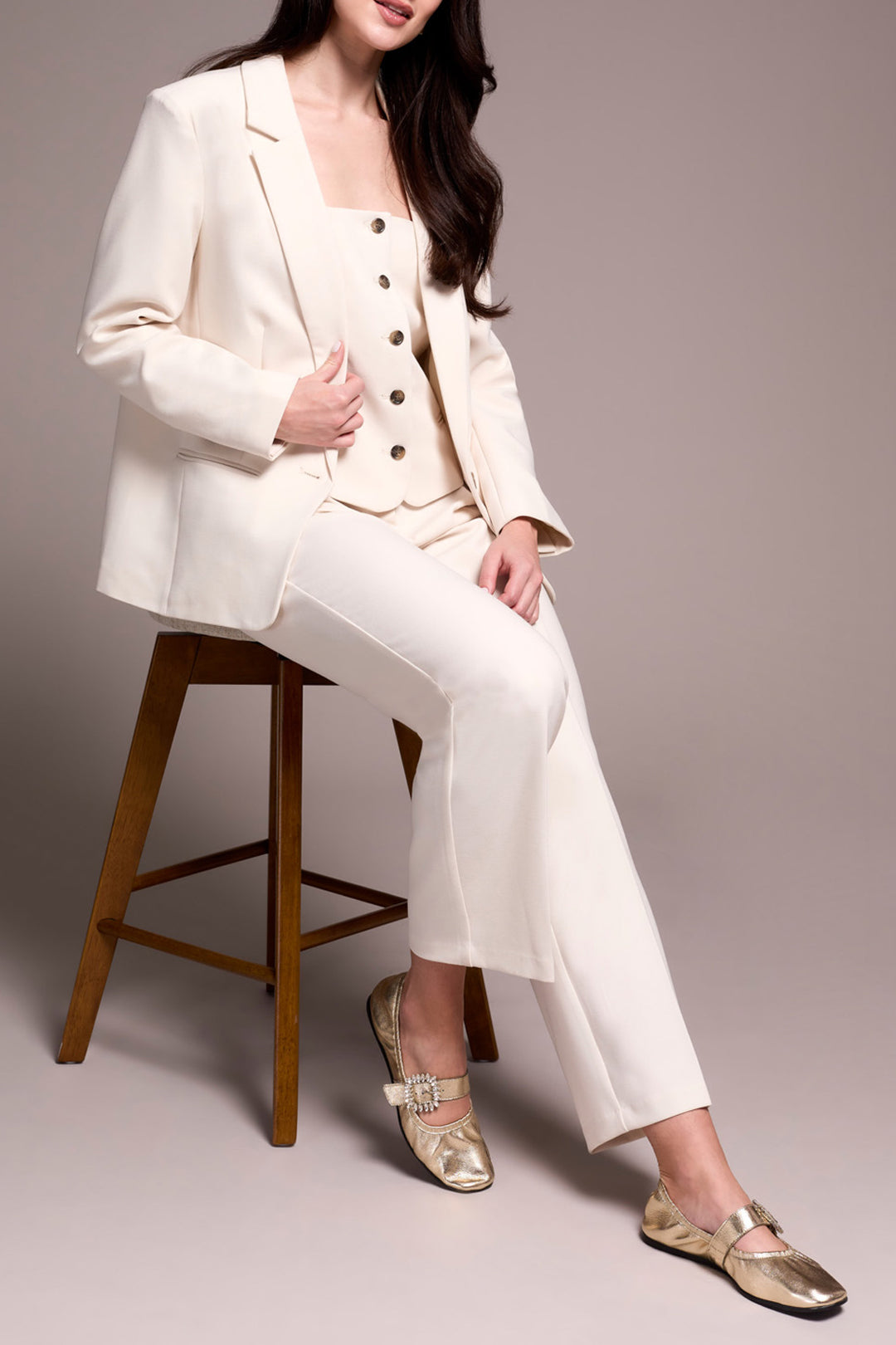 LONG SLEEVE LINED BLAZER