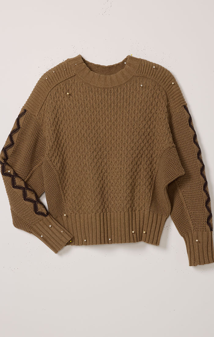 CRISS CROSS SWEATER