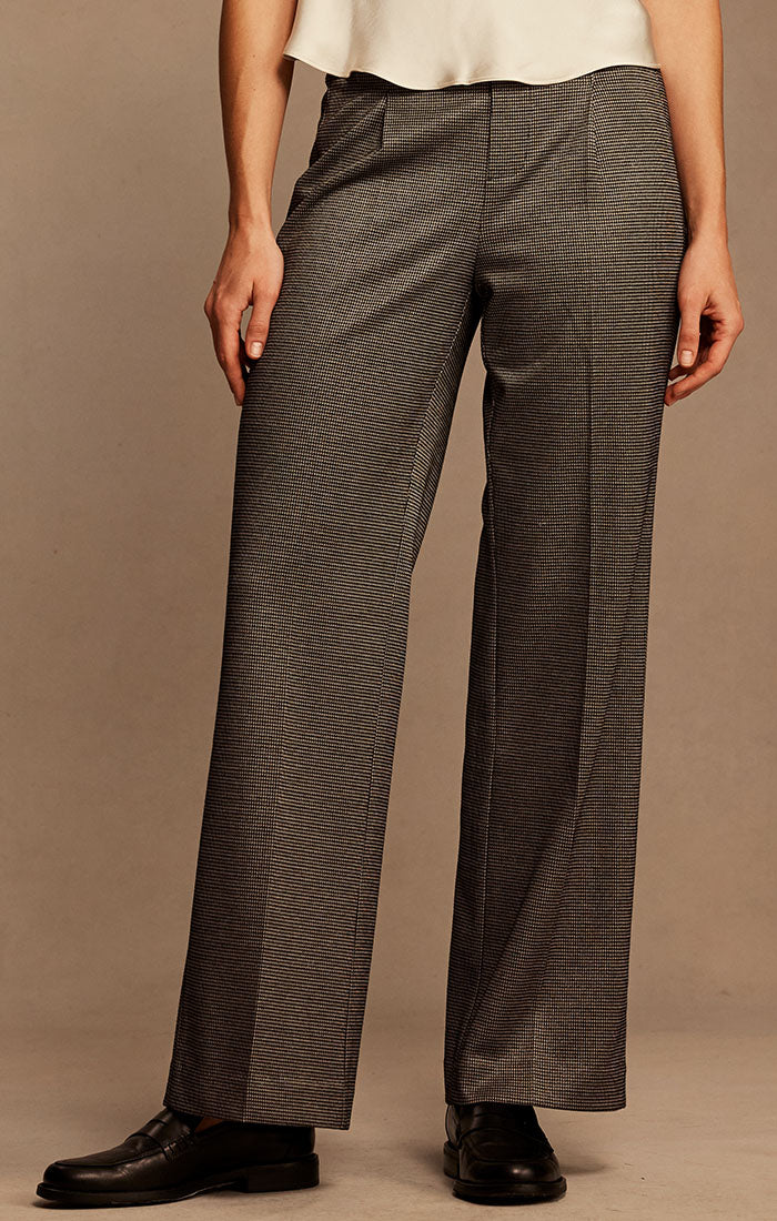 TREMONT WIDE LEG LUREX TWEED TROUSER