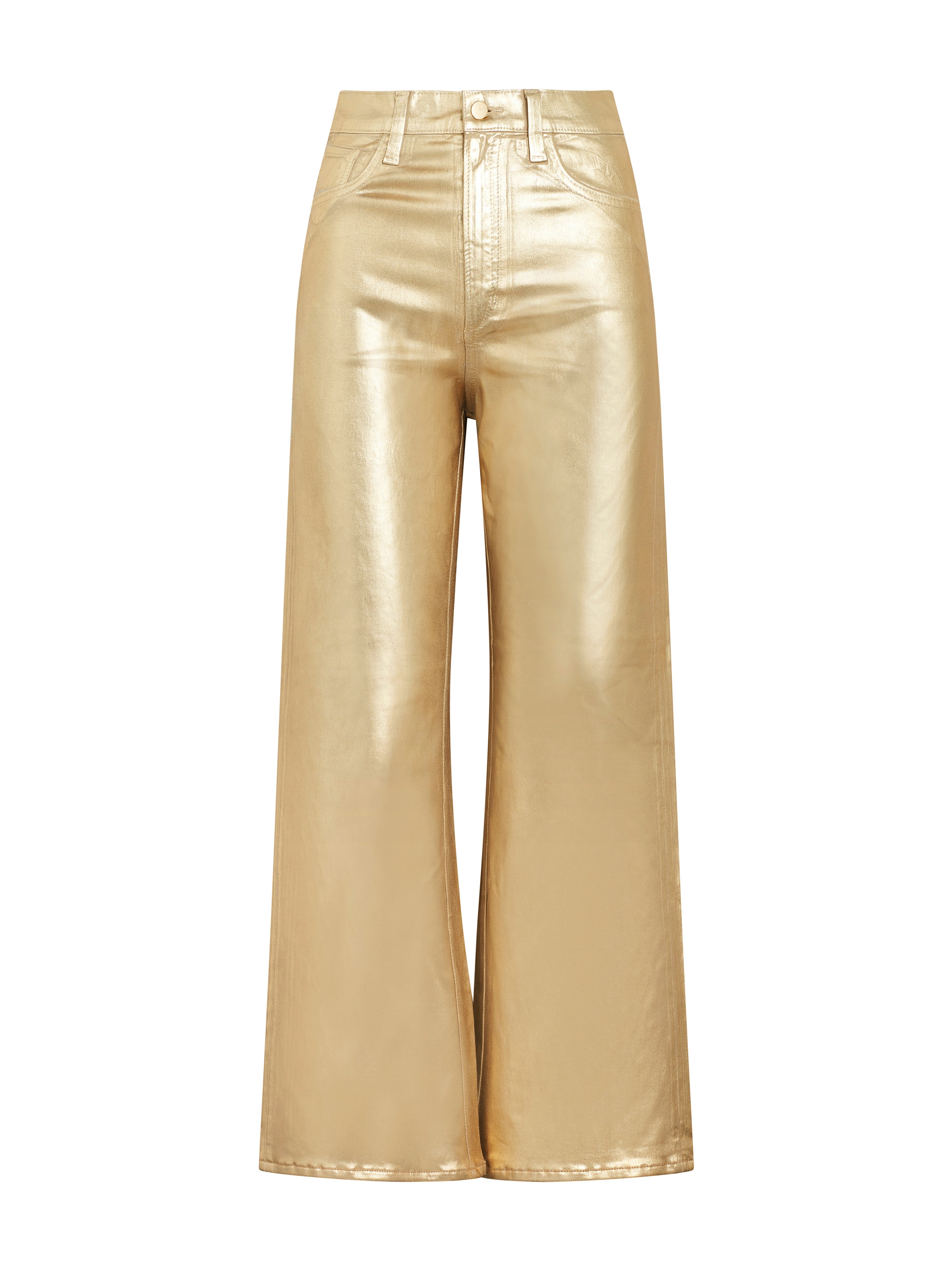 THE MIA HIGH RISE WIDE ANKLE FOIL – Copper Penny