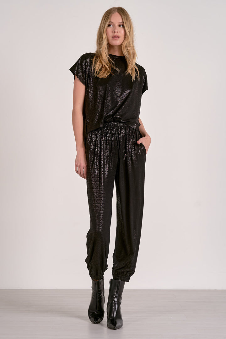 SHIMMER T-SHIRT JUMPSUIT