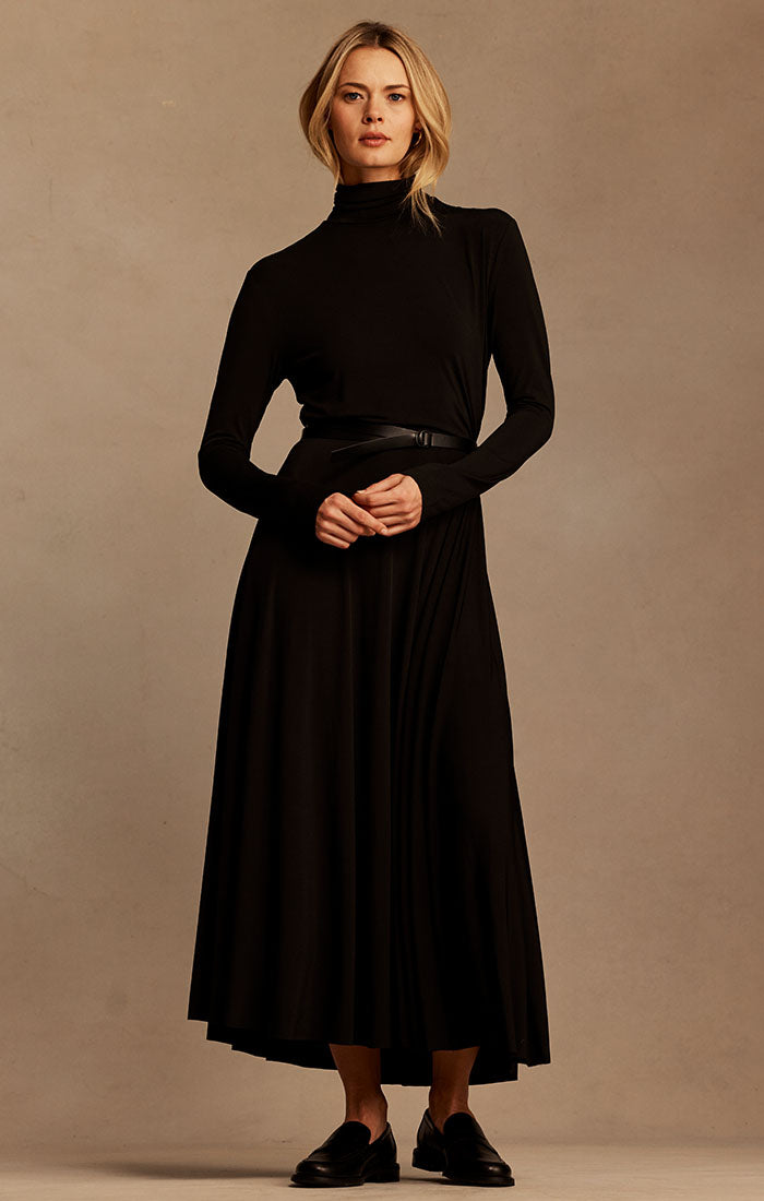 HIGH NECK VICTORIA DRESS