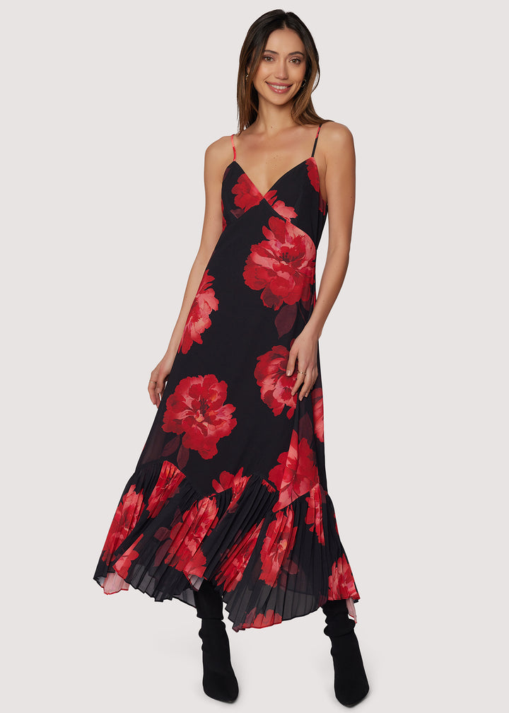 SCARLET MELODY MIDI DRESS