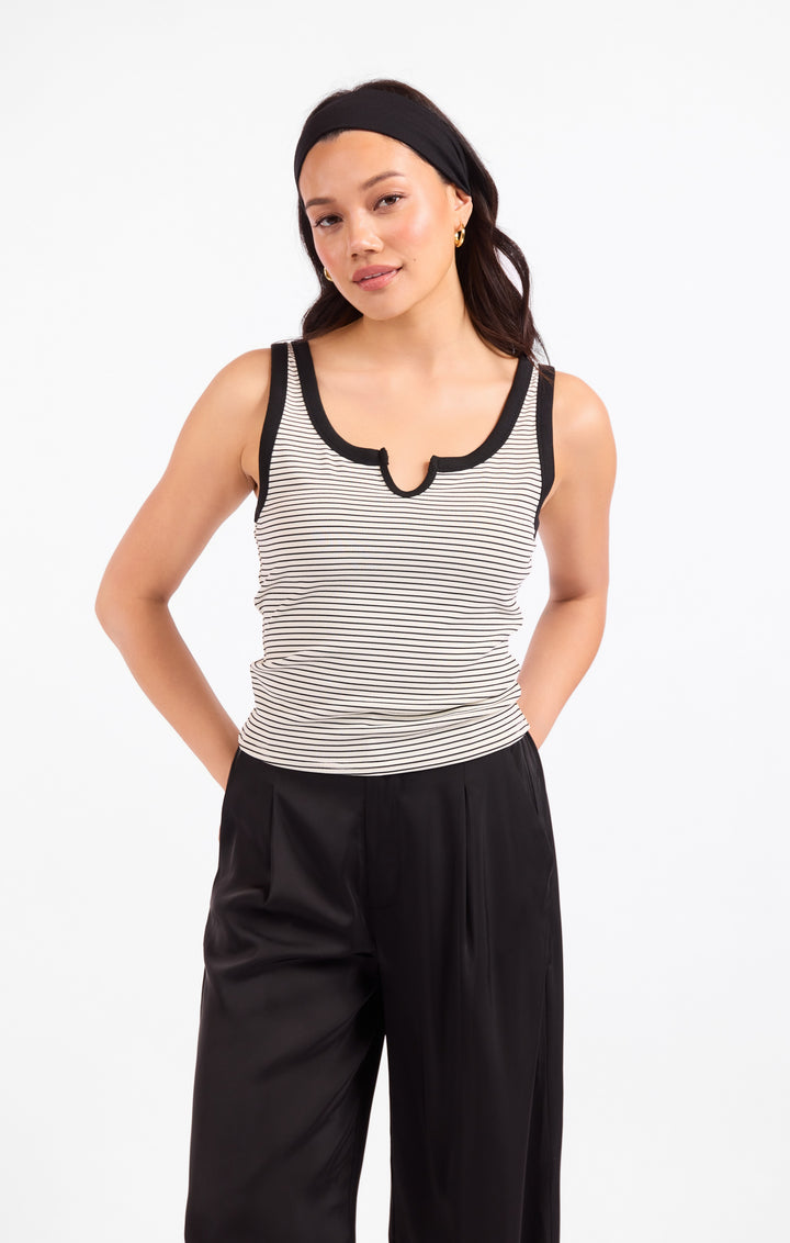 TAXI LIGHTS STRIPE TANK
