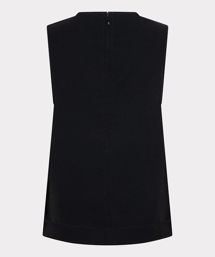 SLEEVELESS BOW BLOUSE