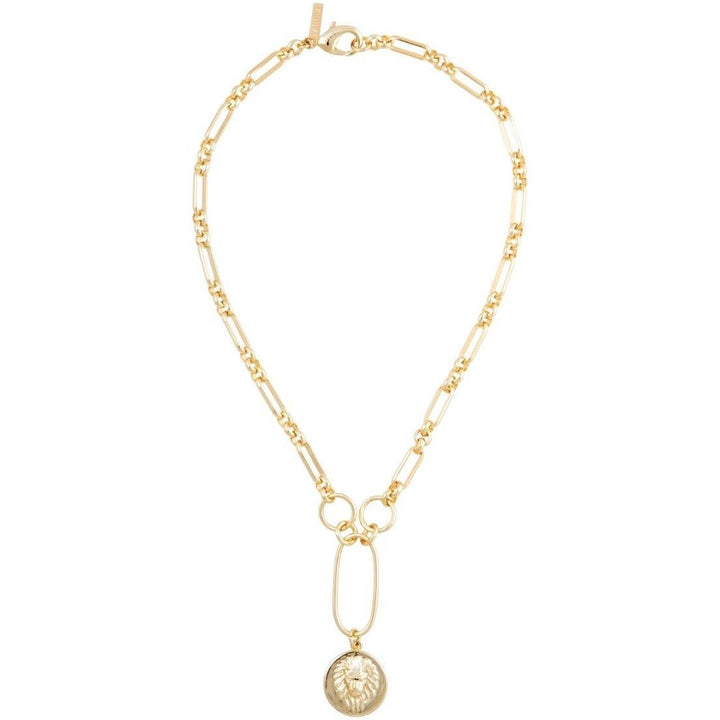 Zoe Lion Medallion Lariat