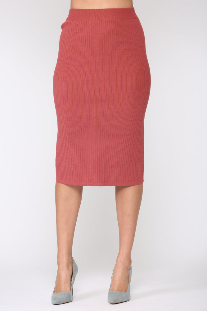Shantelle Ribbed Knitted Skirt
