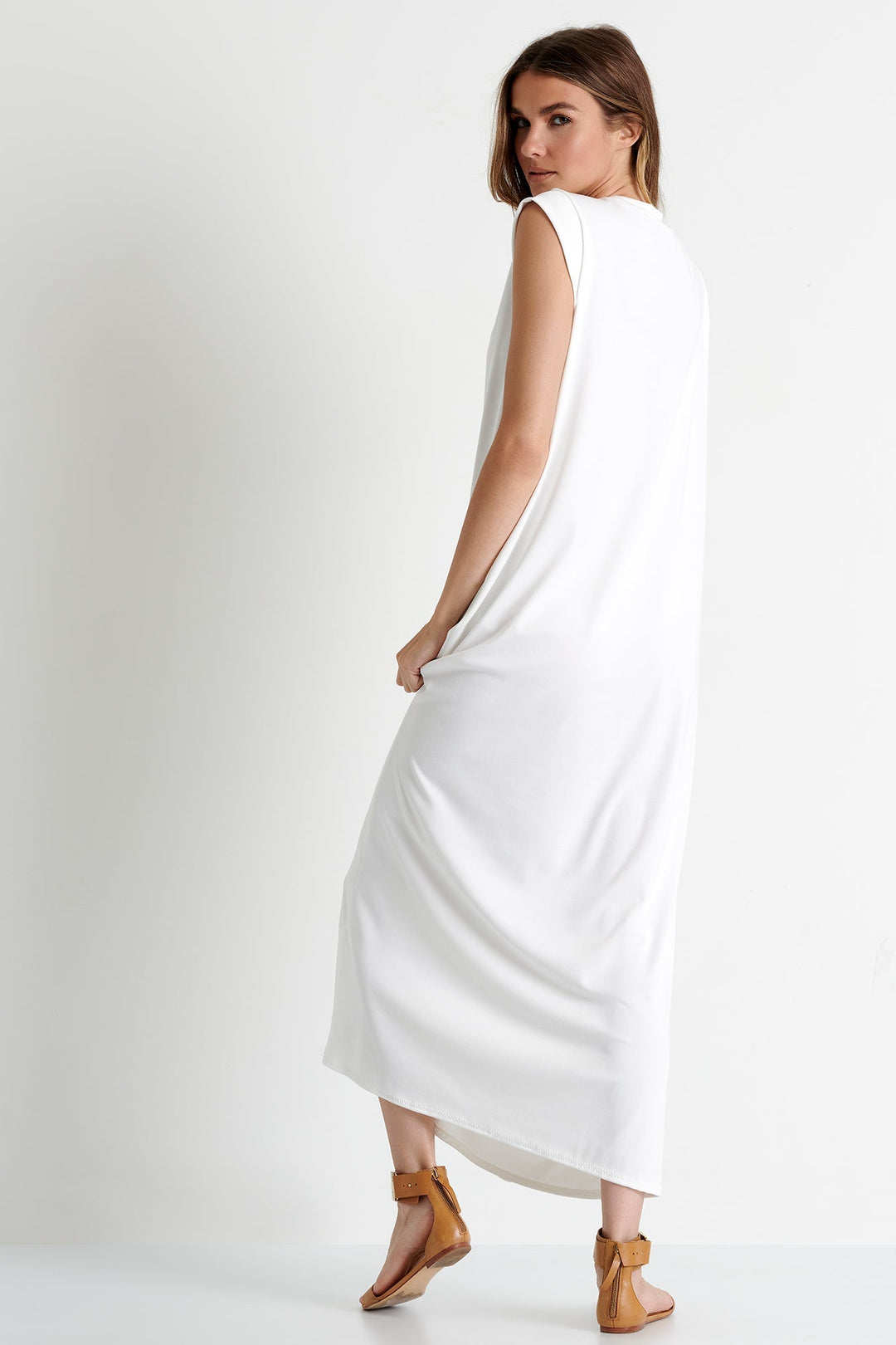 Maxi Dress 2 / 000 White / 90% POLYESTER, 10% ELASTANE