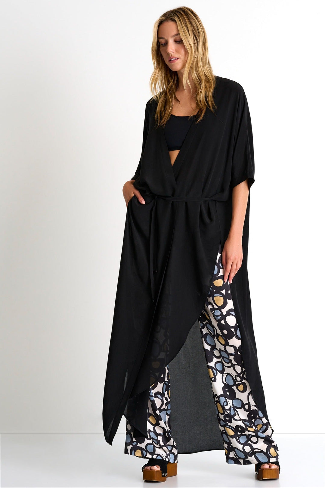Long Silk Kimono - 52321-87-800